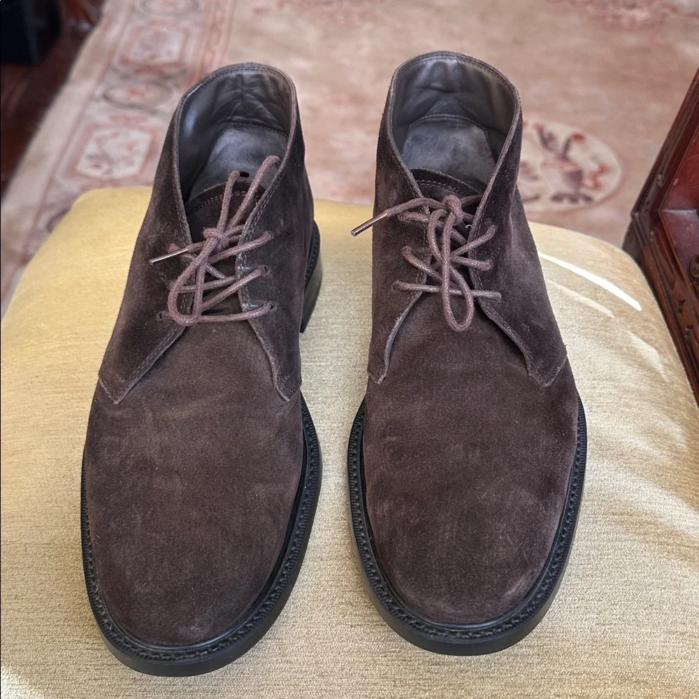 Tod’s Brown Suede Chukka Boots Men's Size US 9.5